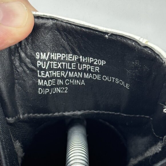 Sincerely Jules Hippie White Vegan Leather Chelsea Combat Ankle Boots Size 9 NWT - Picture 7 of 8